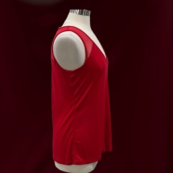 INC International Concepts Illusion-Inset Top - Picture 8 of 14